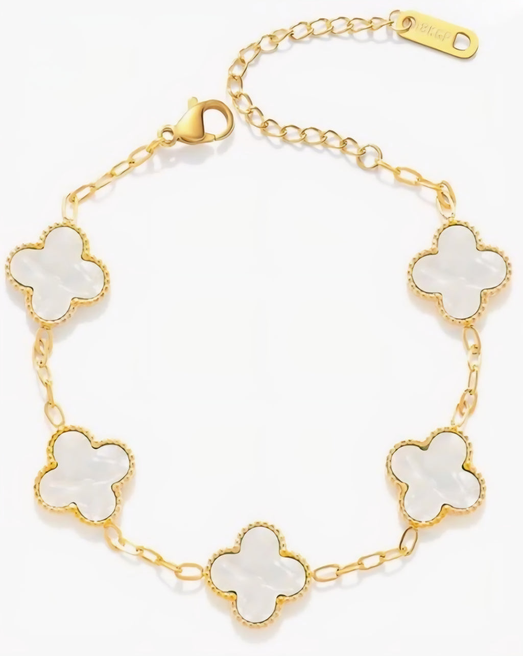 Clover charm bracelet