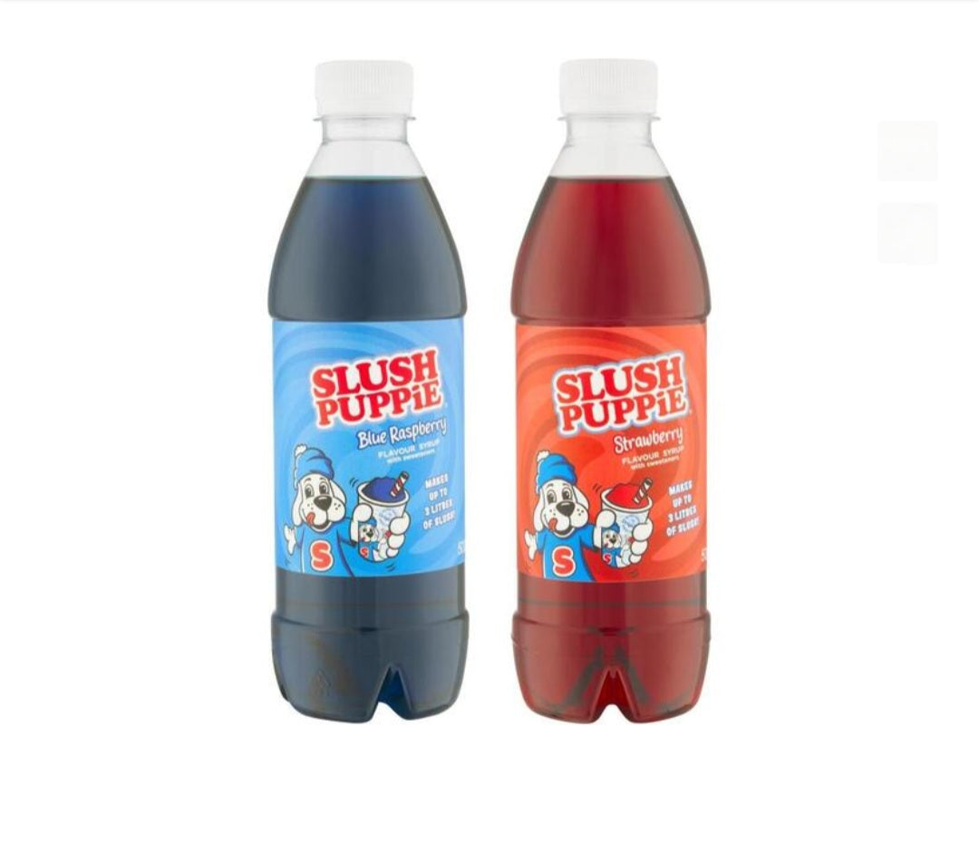 Slush puppie maker with refill juice