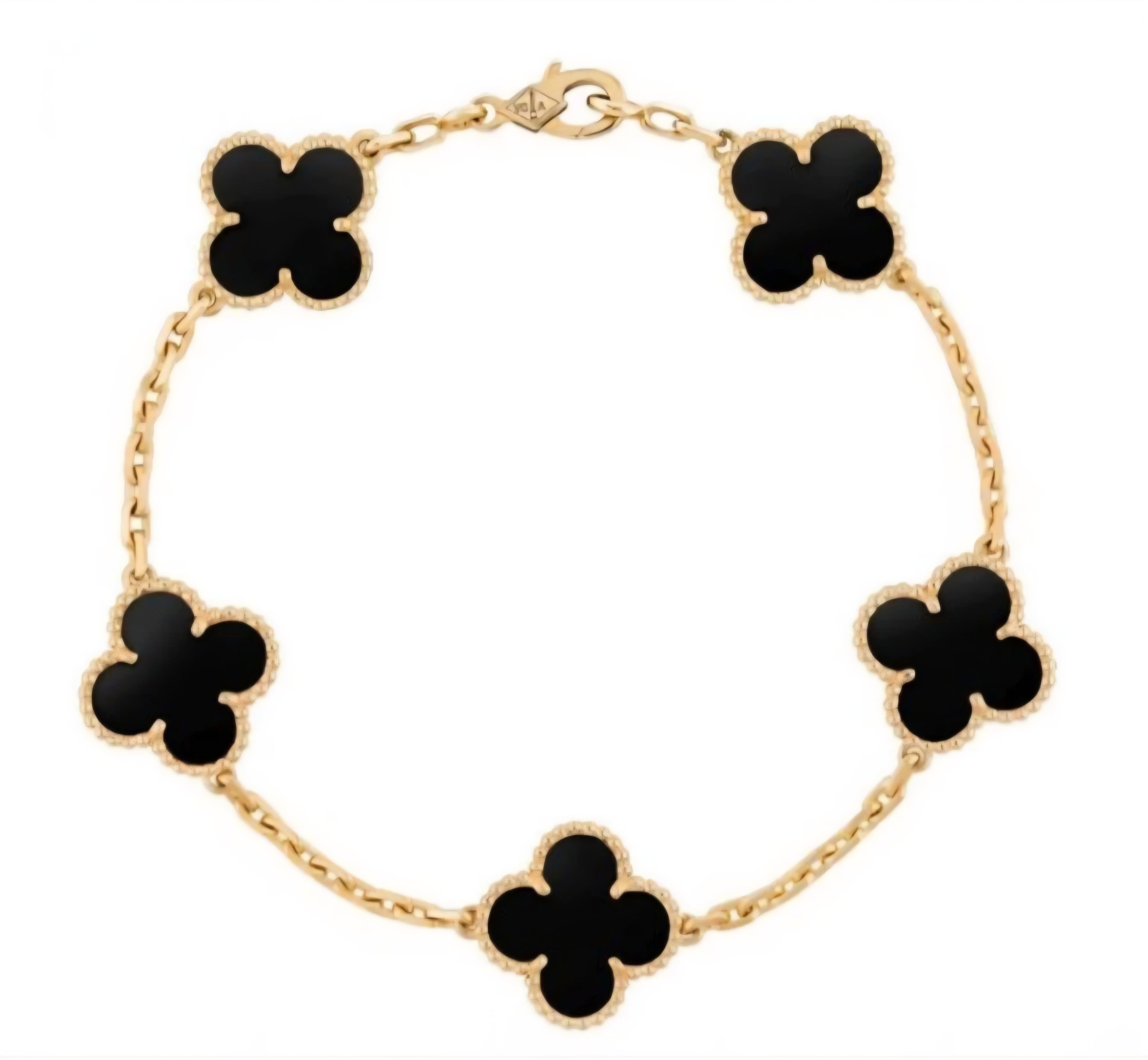 Clover charm bracelet