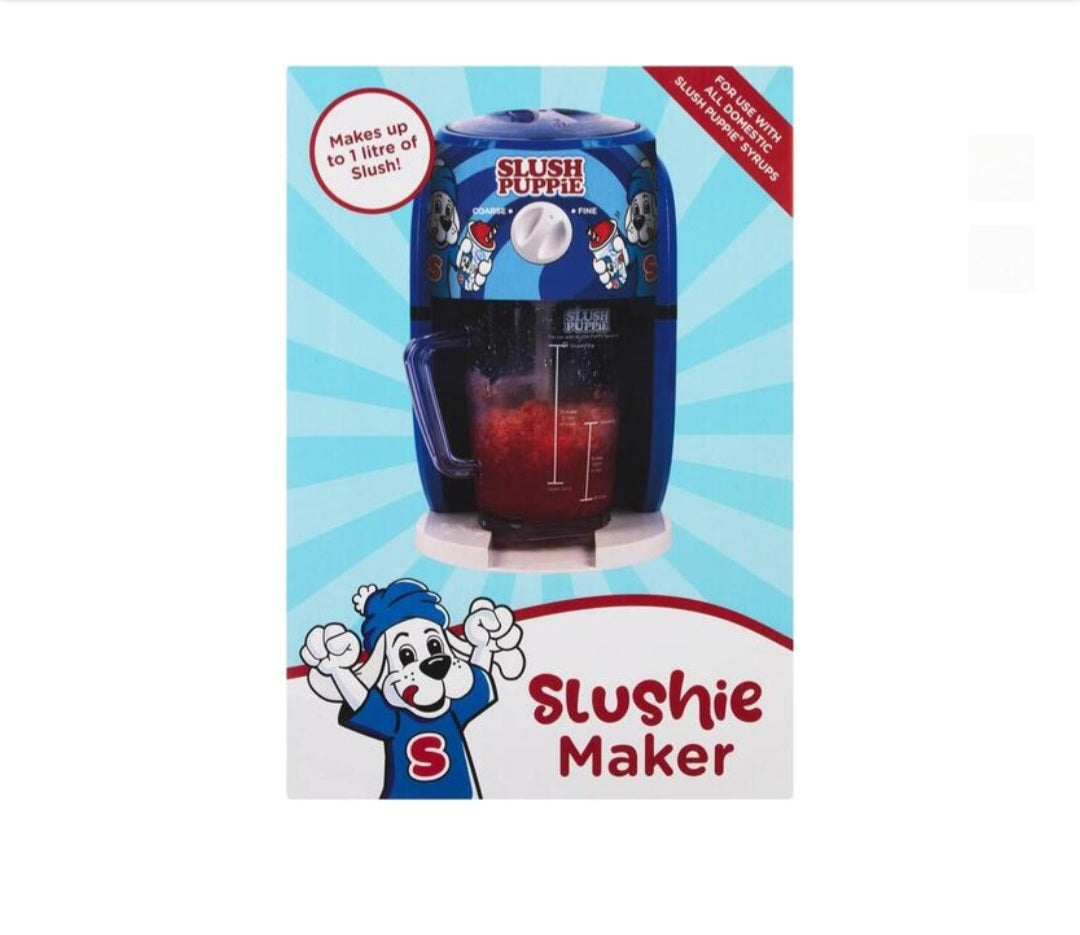 Slush puppie maker with refill juice